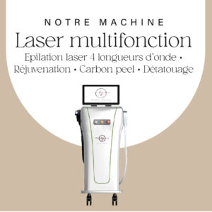 Machine laser multifonction épilation définitive, détatouage, carbon peel 4 longueur d'onde