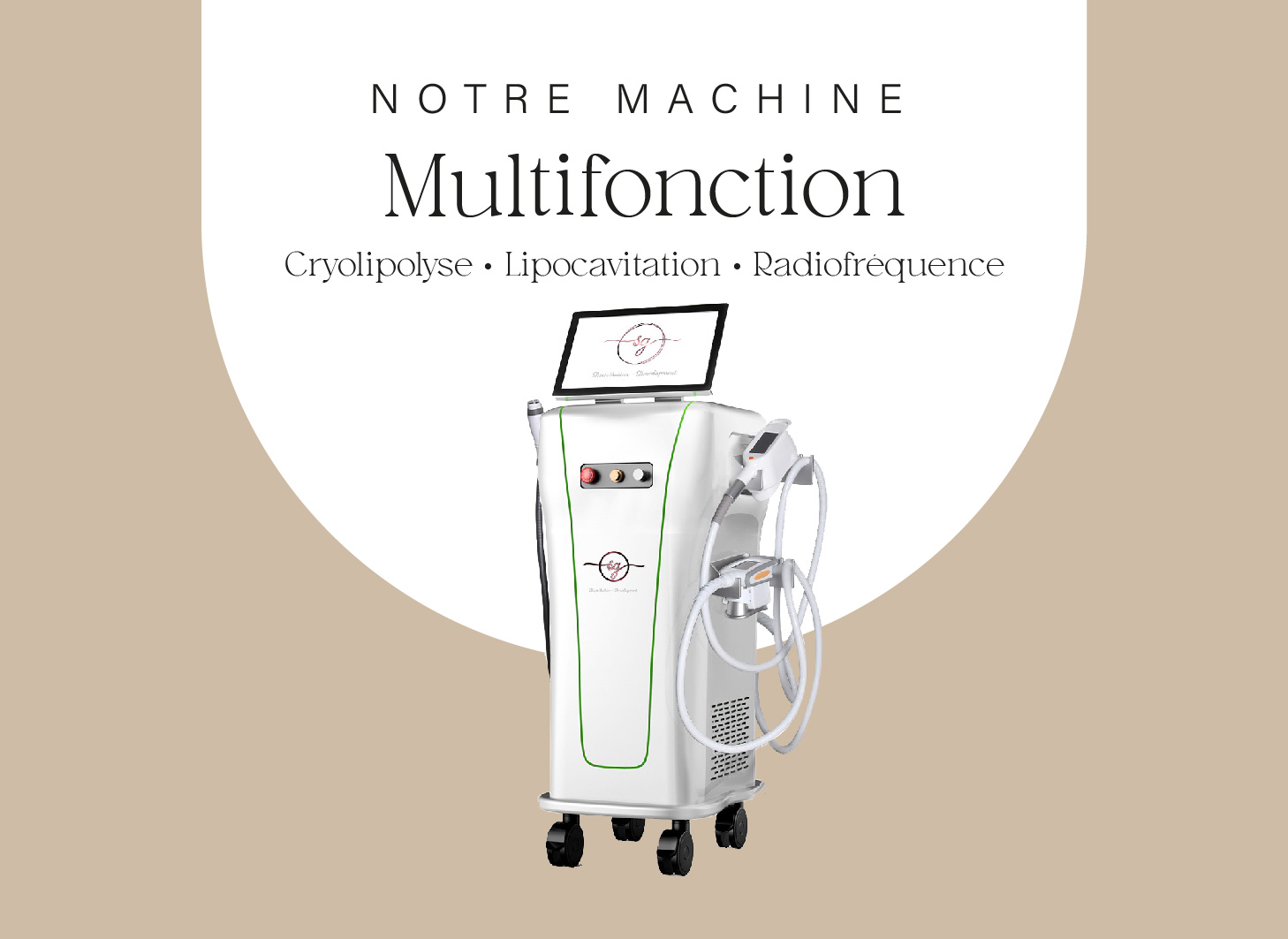 machine multifonction lipocavitation radiofréquence